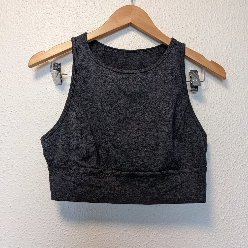 EUC JoyLab gray medium support longline sports bra size L